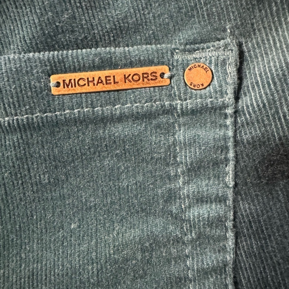 Michael Kors Dark Teal Corduroy Trousers size 12 - Picture 11 of 11